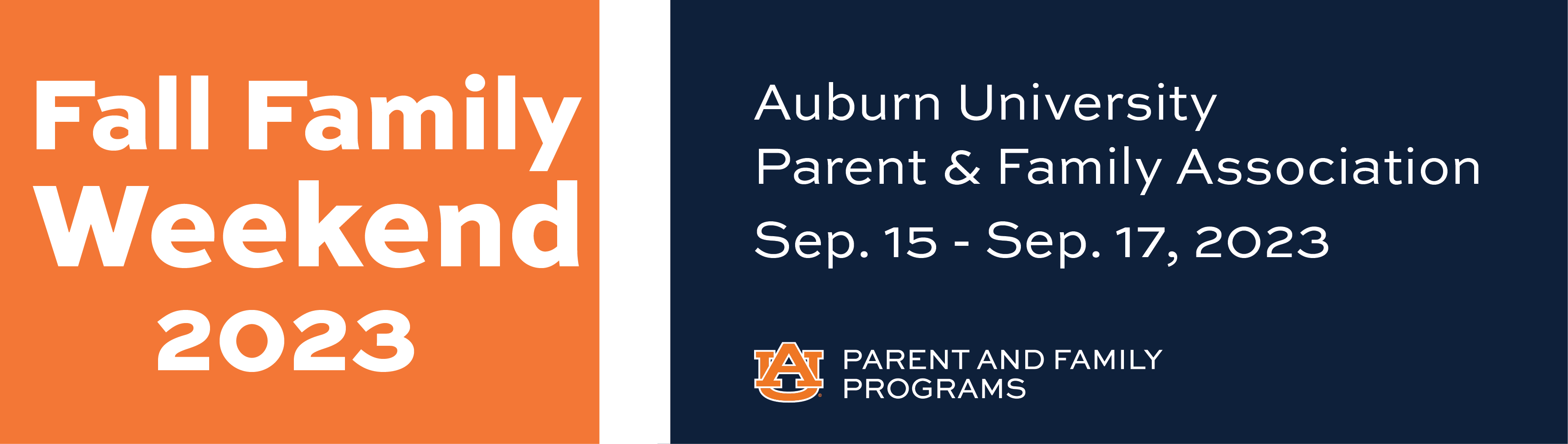Fall Family Weekend Parent & Family Programs